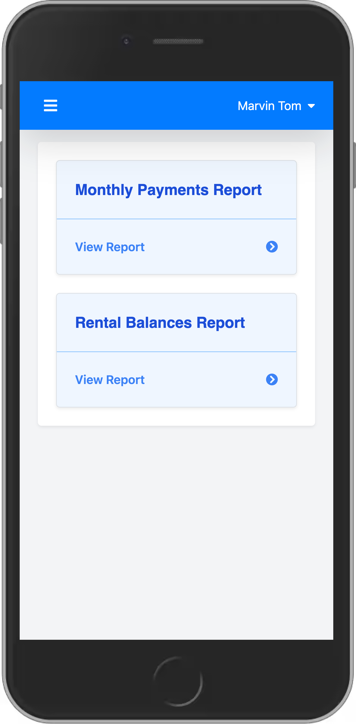 Reports Screenshot